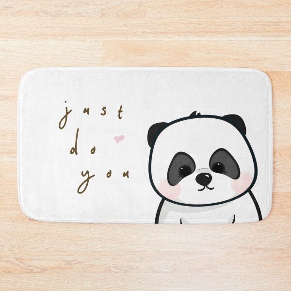 Aperçu de l'œuvre Mignon bébé panda + citation de motivation créée et vendue par . l i m o n a d e . c r e a t i o n s ..