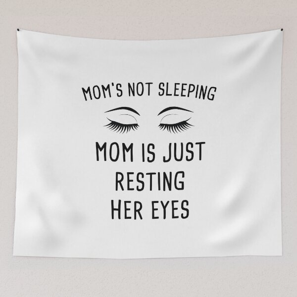 Item preview, mom sleep humor designed and sold by Catcrea.