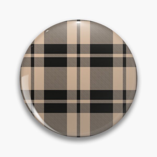 Item preview, Beige & Black Tartan Plaid Twill Pattern designed and sold by 89BLACK.