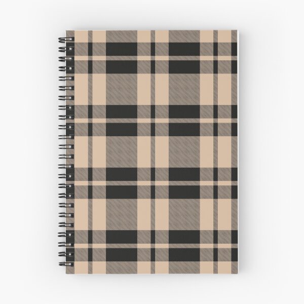 Item preview, Beige & Black Tartan Plaid Twill Pattern designed and sold by 89BLACK.