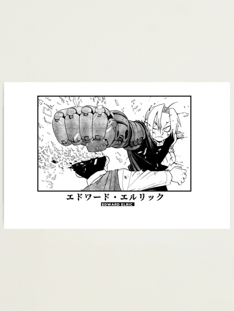 Fullmetal Alchemist Edward Elric Japanese Art Drawing by Anime Art - Fine  Art America