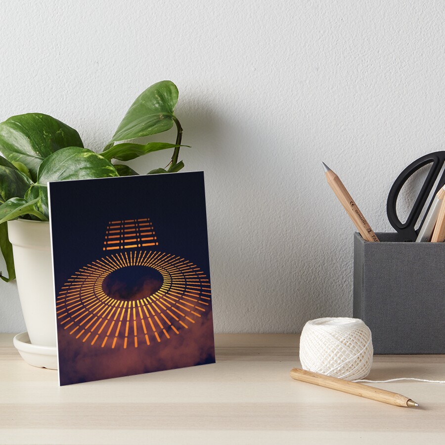 Carbon-freezing Chamber Art Board Print