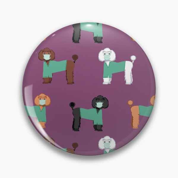 Item preview, Poodles in Scrubs - dog in scrubs design designed and sold by PetFriendly.