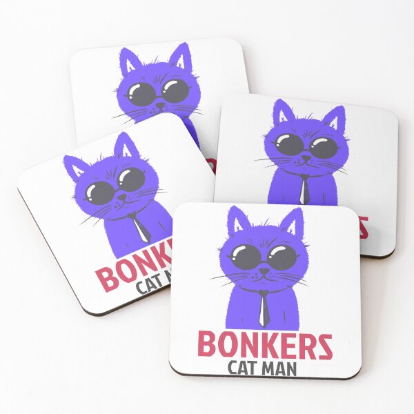 Artikelvorschau, Bonkers Cat Man entworfen und verkauft von acceleratorhams.
