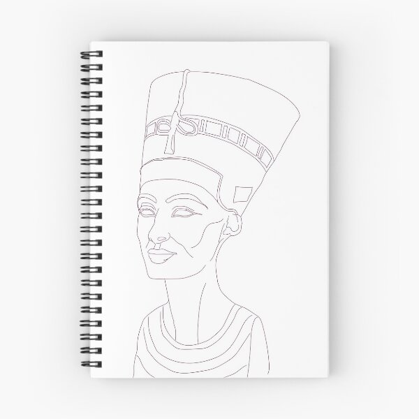 Item preview, Nefertiti outlined designed and sold by ninjafish.