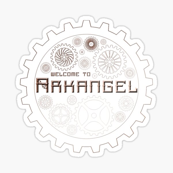 Mortal Engines Welcome to Arkangel Sticker