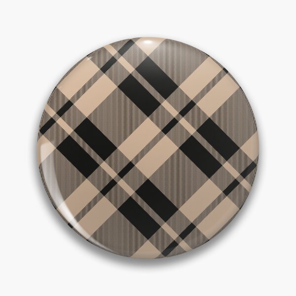 Item preview, Beige & Black Cross Tartan Plaid Twill Pattern designed and sold by 89BLACK.