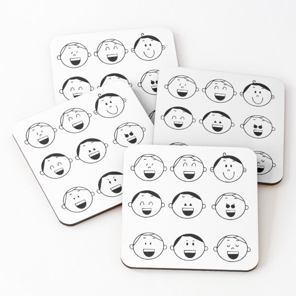 Item preview, Set of Adorable Boy facial emotions. Boy face with different expressions. designed and sold by Victoria Riabov.
