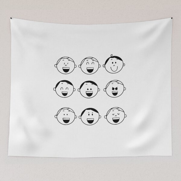 Item preview, Set of Adorable Boy facial emotions. Boy face with different expressions. designed and sold by Victoria Riabov.