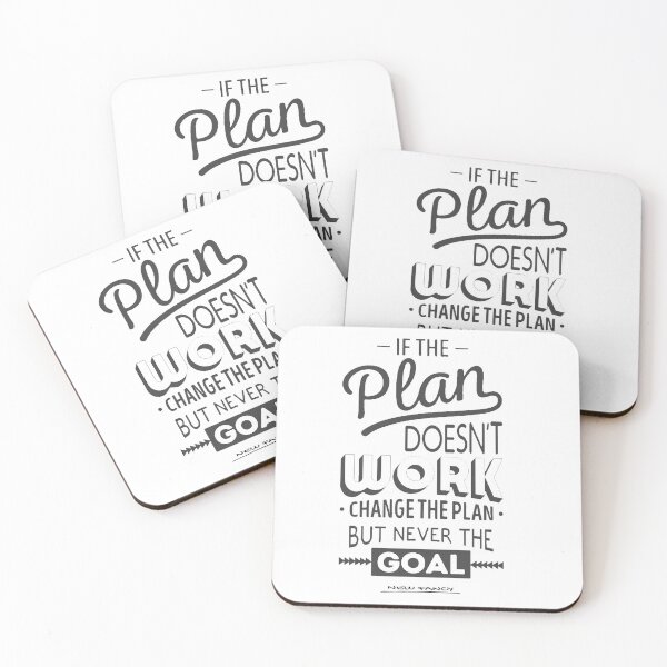Item preview, IF THE PLAN DOESN'T WORK, CHANGE THE PLAN, BUT NEVER THE GOAL designed and sold by NewFancy.