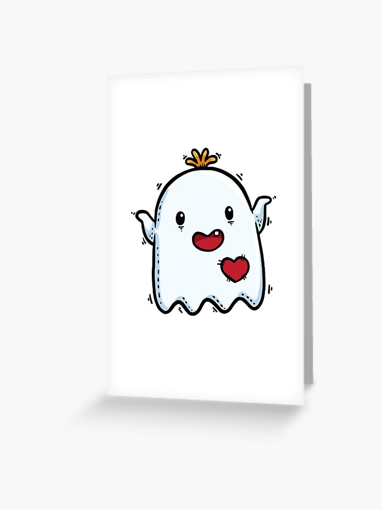 Susser Halloween Geist Grusskarte Von Maipadpro Redbubble