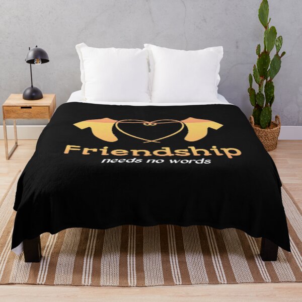 Item preview, Friendship need no words designed and sold by thebearderhood.