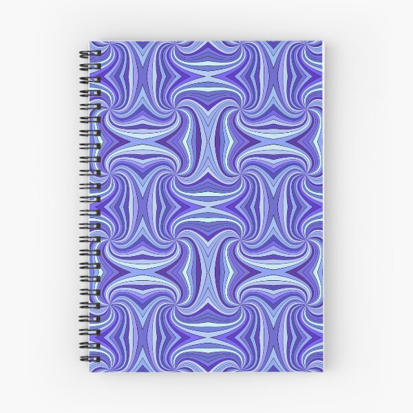 Item preview, Blue and Lilac Psychedelic Swirl Pattern designed and sold by madtoyman.