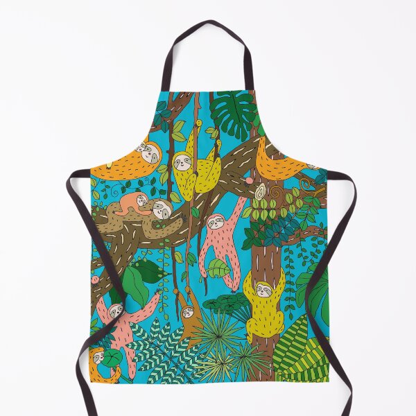 Item preview, Happy Sloths Jungle designed and sold by m-lapino.