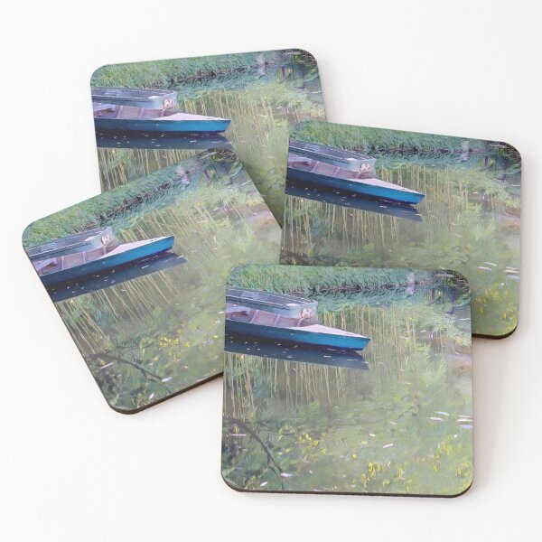 Item preview, Reflectioning of Giverny boats designed and sold by PepperMendez.