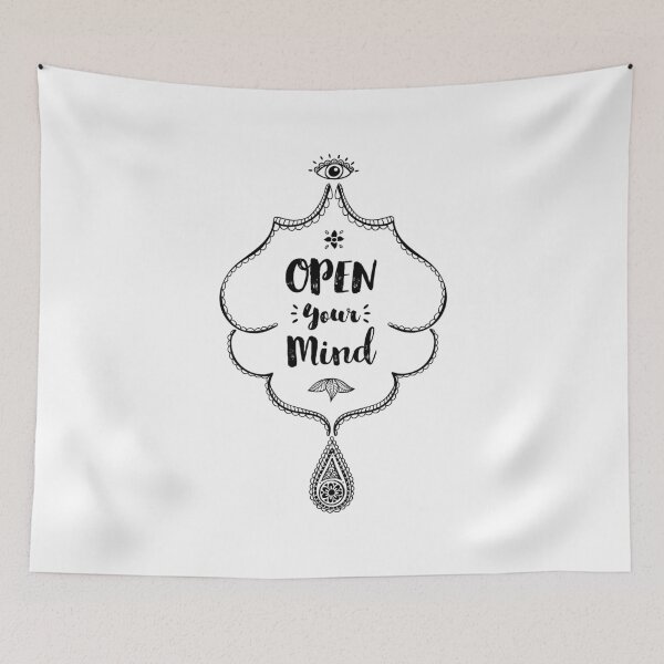 Item preview, Open Your Mind Mandala Drawing designed and sold by tiptoptees.