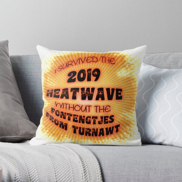 Heatwave Tournhout Throw Pillow
