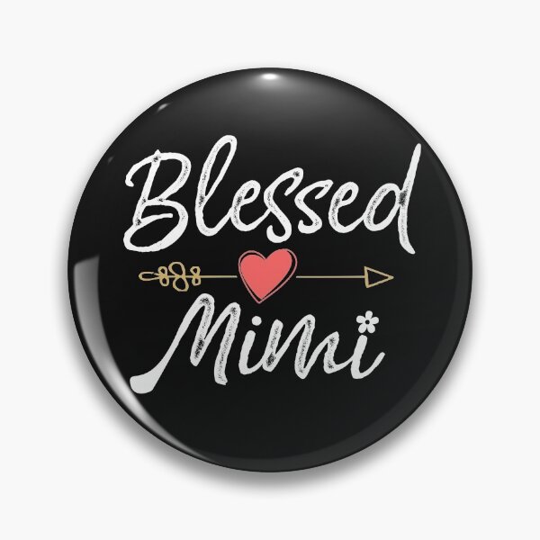 Item preview, Blessed Mimi Cute Gift for Grandma Mom Heart Arrow Graphic Lettering  designed and sold by alenaz.