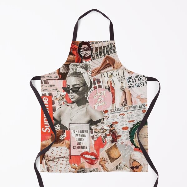 Item preview, red retro collage designed and sold by ratiffcatherine.