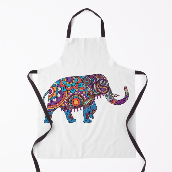 Item preview, Indian Colored Elephant Art designed and sold by JTS STORE.