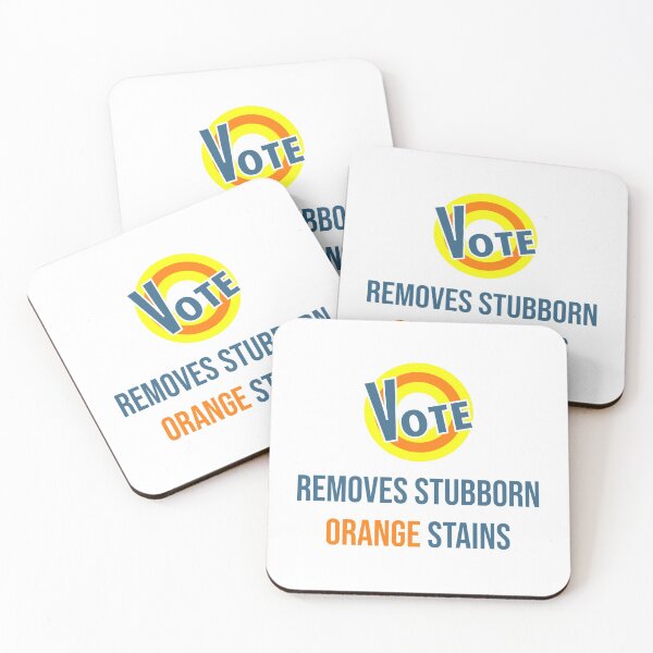 Item preview, Vote Removes Stubborn Orange Stains Election 2020 designed and sold by Mode Tees.