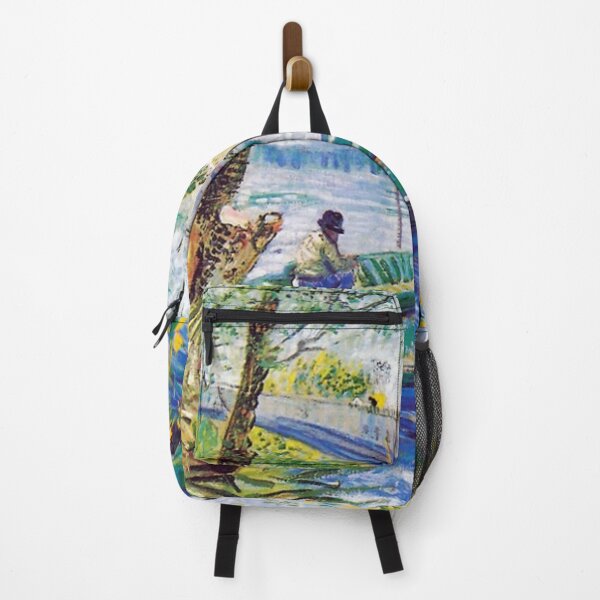 Item preview, Vincent van Gogh Fisherman and Boats from the Pont de Clichy designed and sold by ratiffcatherine.