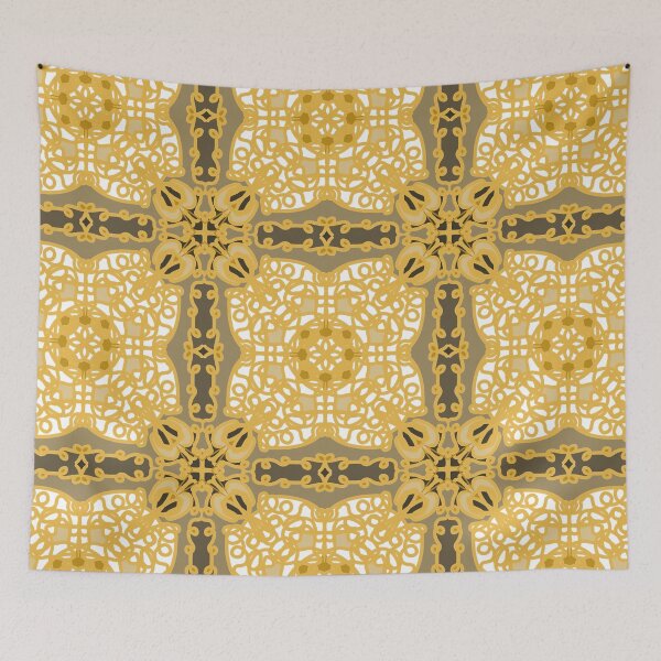 Item preview, Golden scarf designed and sold by TheBWGalerie.