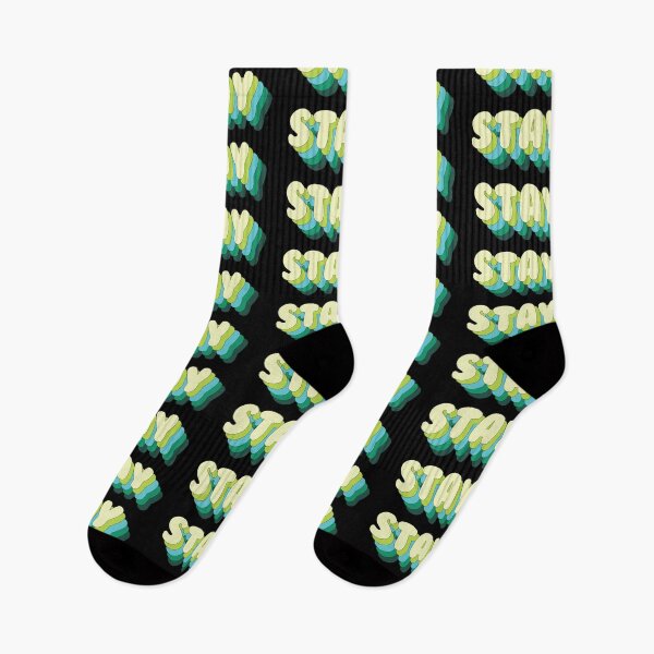 Item preview, STRAY KIDS - Stay Quote Text BLUE GREEN Fandom Cute designed and sold by SugarSaint.