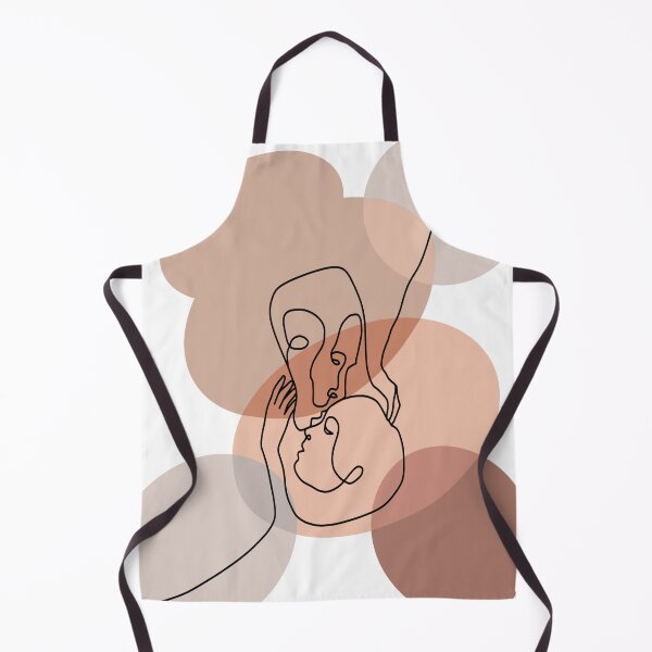 Item preview, 2 kissing faces on a white, peach background. decorating, interiors designed and sold by jayne0524.