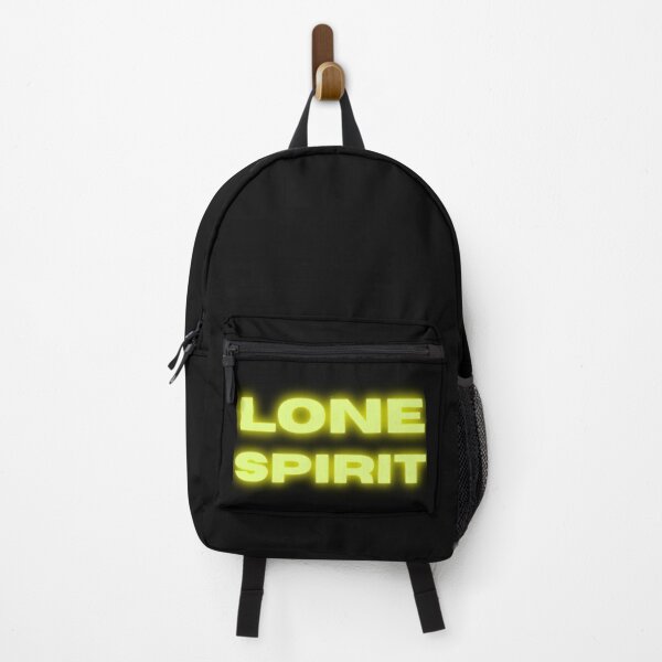 Item preview, Lone Spirit - Yellow Neon Text On Black Background designed and sold by cgroenewald.