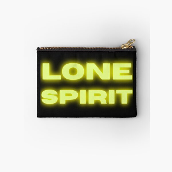 Item preview, Lone Spirit - Yellow Neon Text On Black Background designed and sold by cgroenewald.
