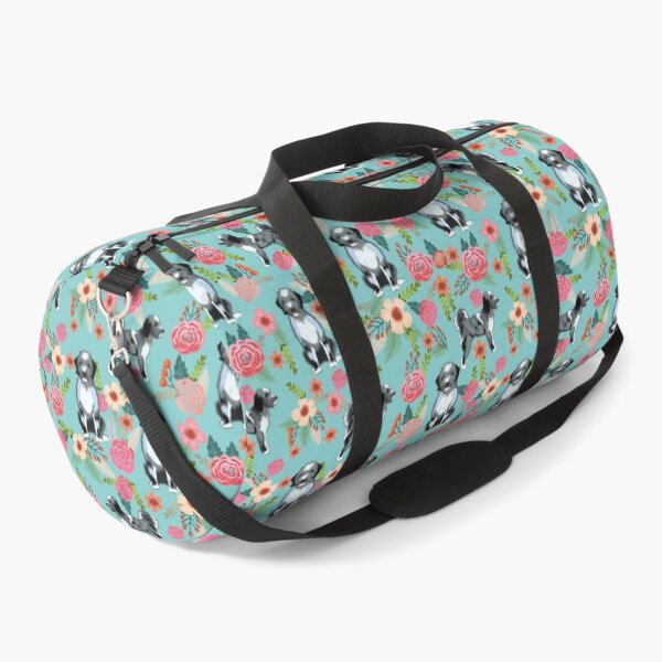 Item preview, Aussiedoodle dog florals - cute dog, black dog, pet, aussiedoodle, doodle dog, australian shepherd, aussie doodle, cross breed, mixed beed designed and sold by PetFriendly.