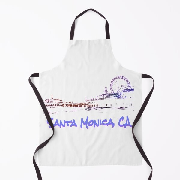 Santa Monica, CA Silhouette Apron