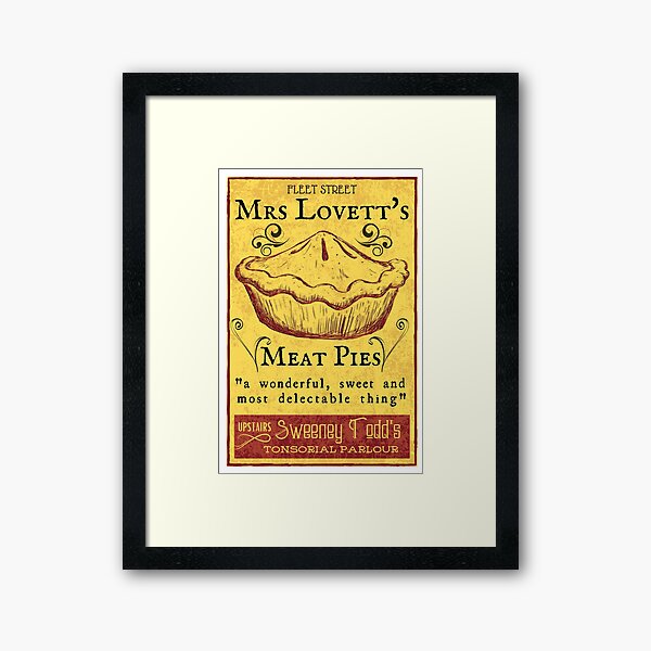 Item preview, Mrs Lovett's Meat Pies - Sweeney Todd Musical designed and sold by Downstage Designs.