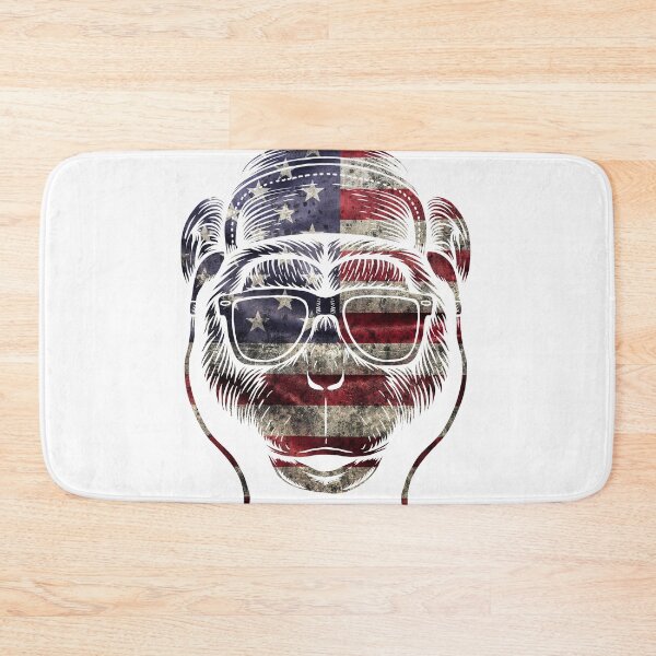 Item preview, Monkey with the glass USA designed and sold by arkhipoff.