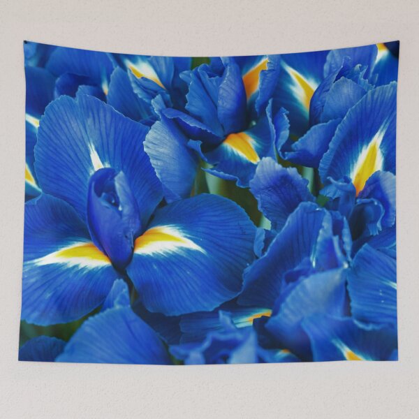 Item preview, Blue Siberian Iris Flowers designed and sold by adityanik.