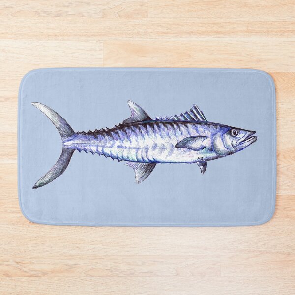 Item preview, King Mackerel Kingfish Drawing designed and sold by Michelebuttons.