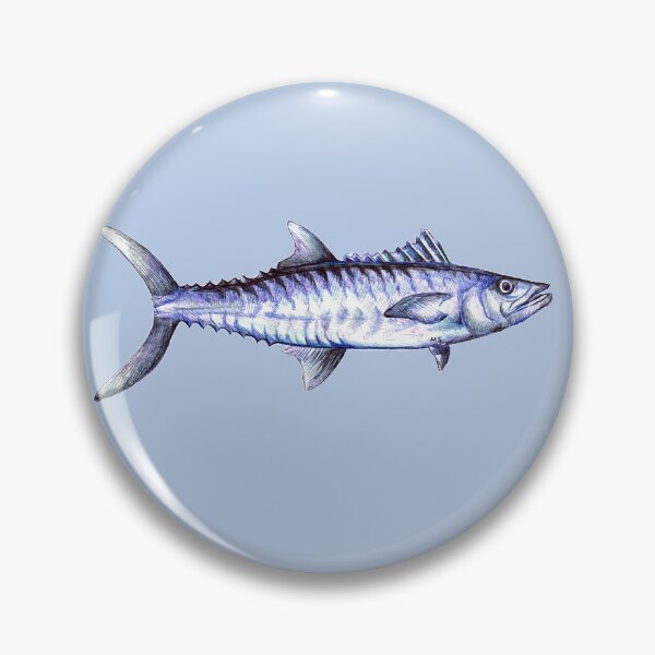 Item preview, King Mackerel Kingfish Drawing designed and sold by Michelebuttons.