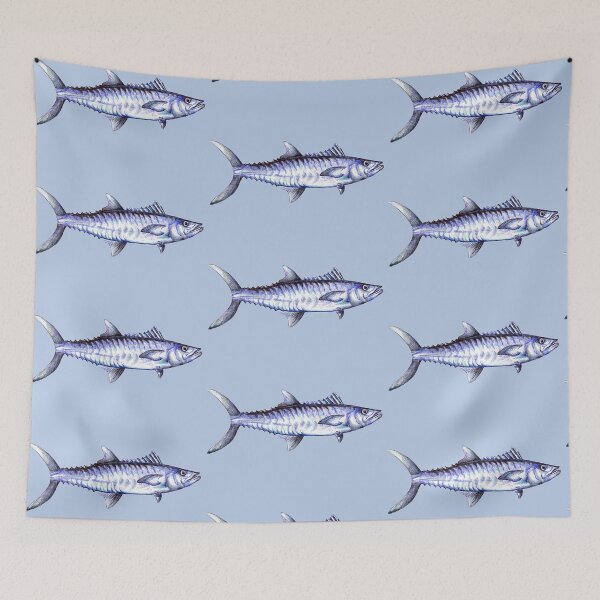 Item preview, King Mackerel Kingfish Drawing designed and sold by Michelebuttons.