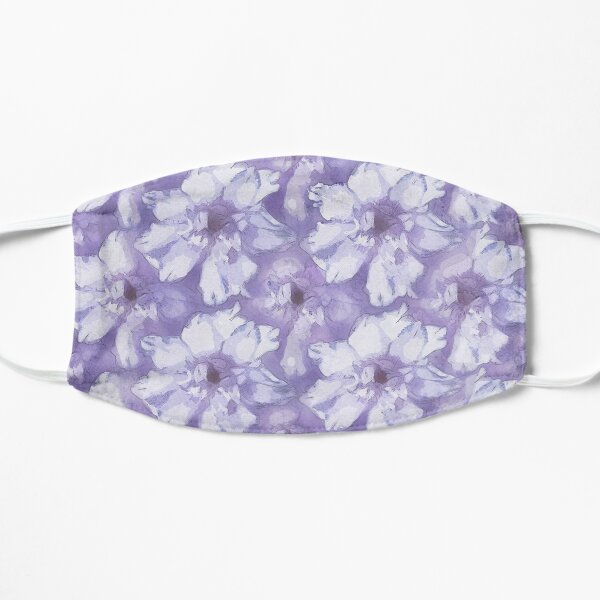 DELPHINE, flower sketch artwork Mask