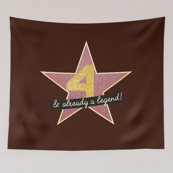 Item preview, 4th Birthday Gifts - 4 Years old & Already a Legend designed and sold by betternotes.