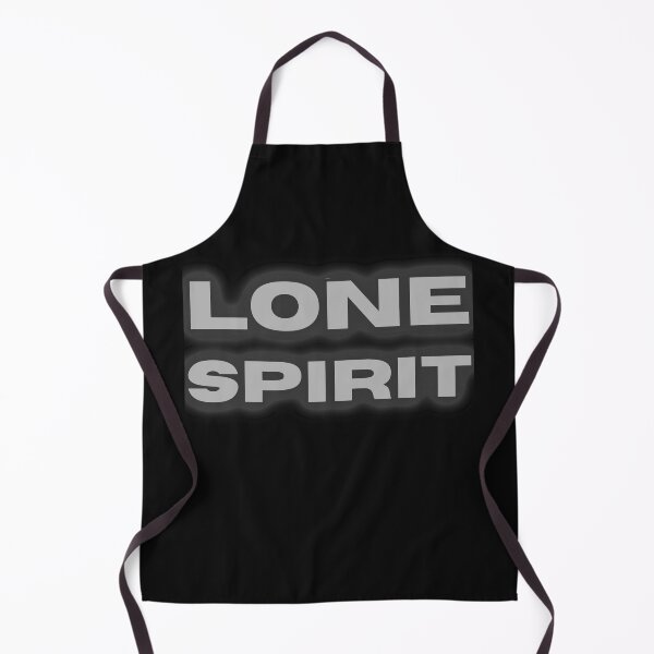 Item preview, Lone Spirit - Grey Halo Text On Black Background designed and sold by cgroenewald.