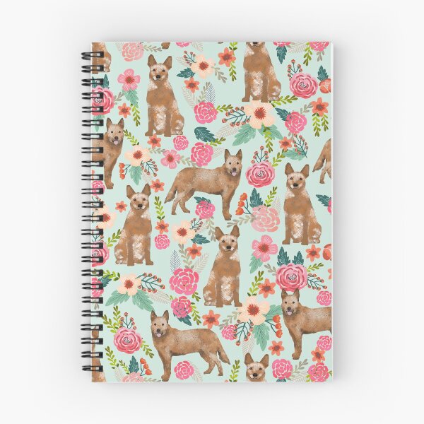 Item preview, Australian Cattle Dog florals dog breed customized pet portrait by pet friendly by PetFriendly designed and sold by PetFriendly.
