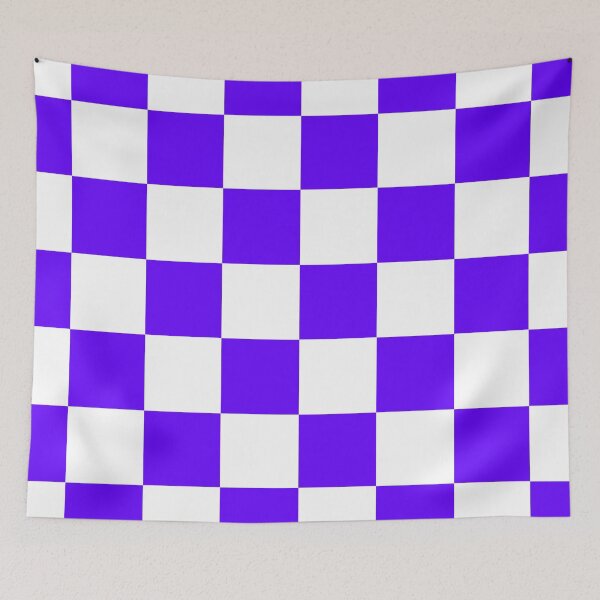 Item preview, Purple And White Checkered Design / Print / Pattern designed and sold by 420igor.