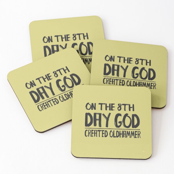 Item preview, On the 8th Day God Created Oldhammer designed and sold by JJgamers.