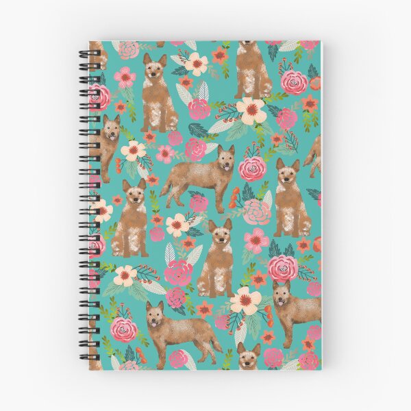 Item preview, Australian Cattle Dog florals dog breed customized pet portrait by pet friendly by PetFriendly designed and sold by PetFriendly.