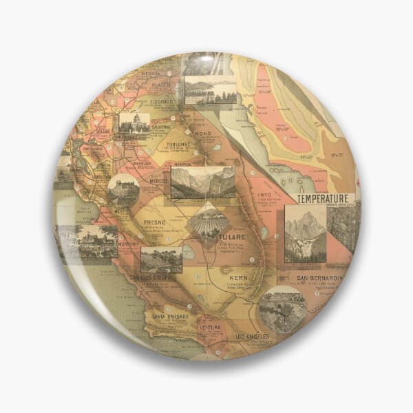 Item preview, Map of California c1890s designed and sold by Speckle.
