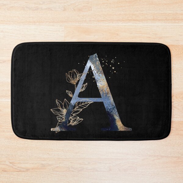 Item preview, Floral Initial Letter A, Monogrammed designed and sold by PinkLotusArt.