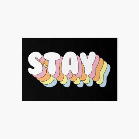 STRAY KIDS - Stay Quote Text PASTEL RAINBOW Backpack for Sale by  SugarSaint