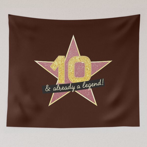 Item preview, 10th Birthday Gifts - 10 Years old & Already a Legend designed and sold by betternotes.